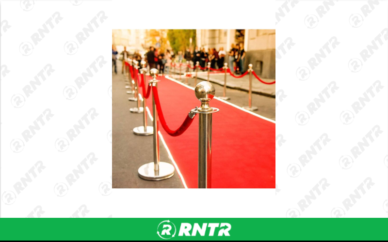 Generic Red 10' x 100' Carpet – For rent in indianapolis, indiana – Ace Party Rental | RNTR.com – Image 1