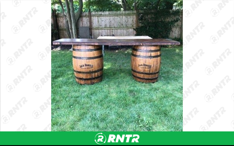 Generic Rustic Barrel Bar – For rent in south-hackensack, new-jersey – Rentastic Party Rental | RNTR.com – Image 1