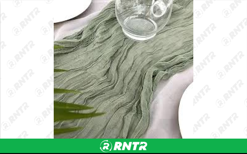 Generic Sahara Table Runner (Sage Green) – For rent in indianapolis, indiana – Ace Party Rental | RNTR.com – Image 1