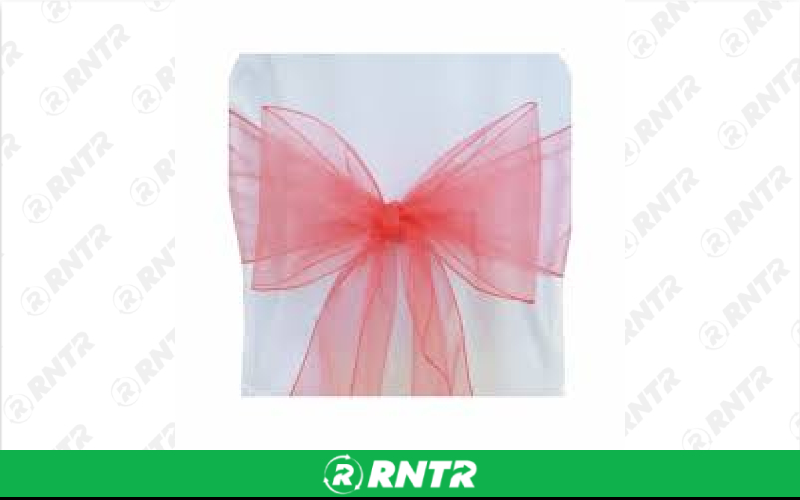 Generic Sash Organza (Coral) – For rent in indianapolis, indiana – Ace Party Rental | RNTR.com – Image 1