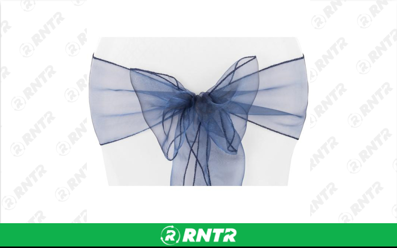 Generic Sash Organza (Navy Blue) – For rent in indianapolis, indiana – Ace Party Rental | RNTR.com – Image 1
