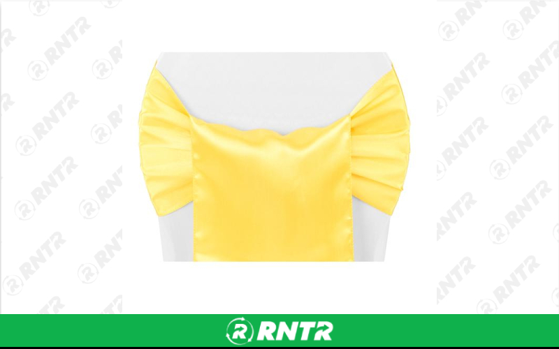 Generic Sash Satin (Canary Yellow) – For rent in indianapolis, indiana – Ace Party Rental | RNTR.com – Image 1