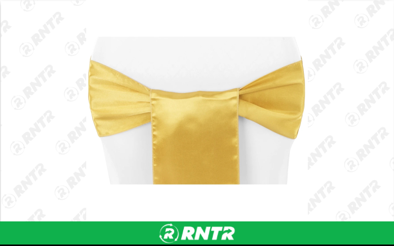 Generic Sash Satin (Gold) – For rent in indianapolis, indiana – Ace Party Rental | RNTR.com – Image 1