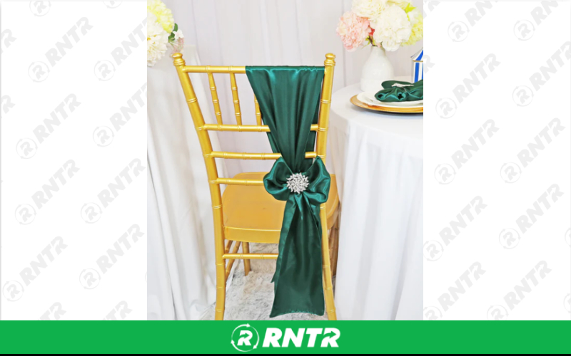 Generic Sash Satin (Hunter Green) – For rent in indianapolis, indiana – Ace Party Rental | RNTR.com – Image 1