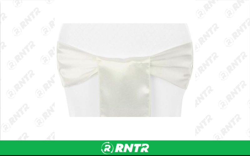 Generic Sash Satin (Ivory) – For rent in indianapolis, indiana – Ace Party Rental | RNTR.com – Image 1