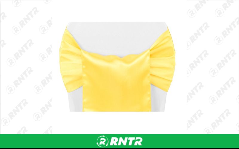 Generic Sash Satin (Pale Yellow) – For rent in indianapolis, indiana – Ace Party Rental | RNTR.com – Image 1