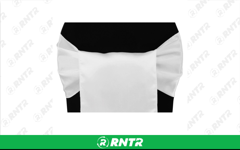 Generic Sash Satin (White) – For rent in indianapolis, indiana – Ace Party Rental | RNTR.com – Image 1