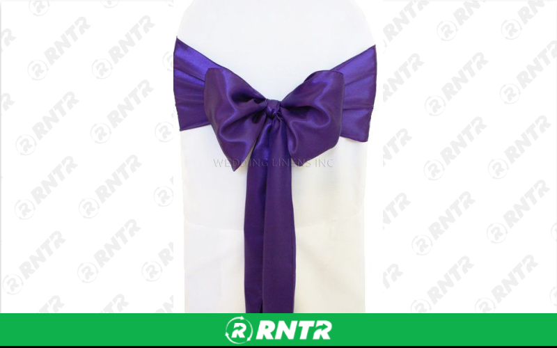 Generic Satin Sash (Regency Purple) – For rent in indianapolis, indiana – Ace Party Rental | RNTR.com – Image 1