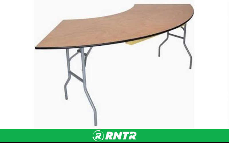 Generic Serpentine Table w/ Folding Legs – For rent in salt-lake-city, utah – All CIty Event Rentals | RNTR.com – Image 1