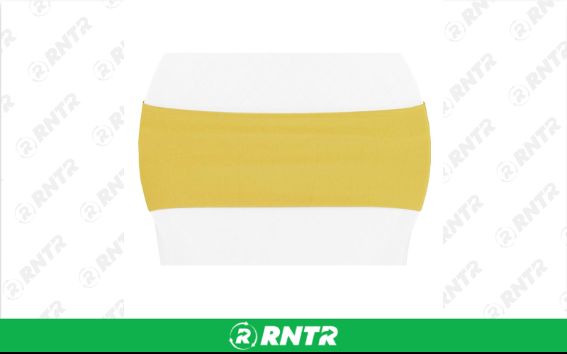 Generic Spandex Band (Gold) – For rent in indianapolis, indiana – Ace Party Rental | RNTR.com – Image 1