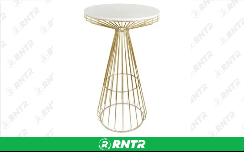 Generic Spiral Cocktail Stand -B286 Gold – For rent in south-hackensack, new-jersey – Rentastic Party Rental | RNTR.com – Image 1