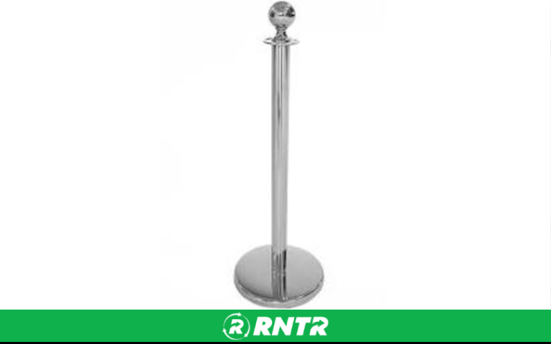 Generic Stanchion - Silver – For rent in salt-lake-city, utah – All CIty Event Rentals | RNTR.com – Image 1