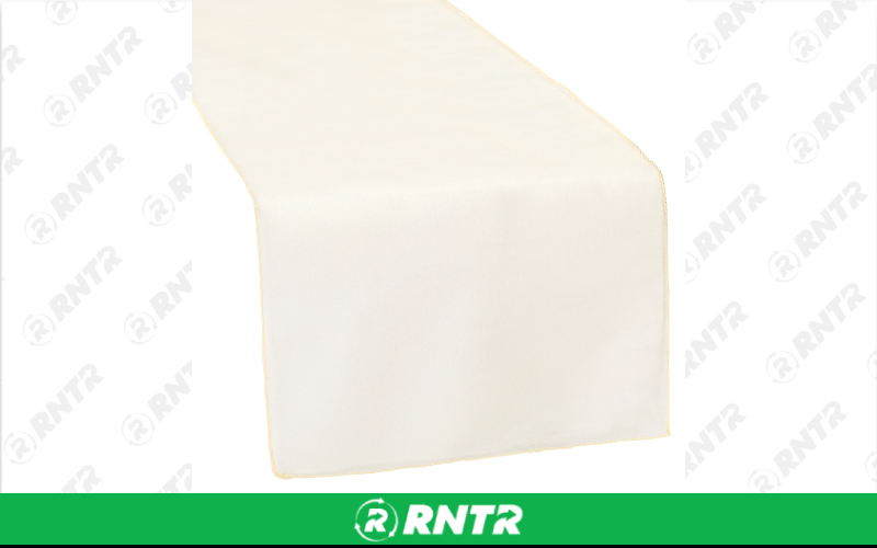 Generic Table Runner Organza (Champagne) – For rent in indianapolis, indiana – Ace Party Rental | RNTR.com – Image 1