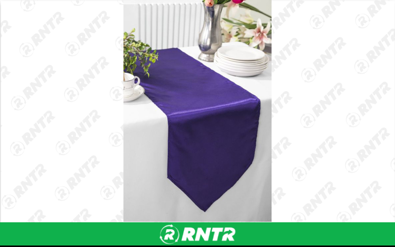 Generic Table Runner Satin (Regency) – For rent in indianapolis, indiana – Ace Party Rental | RNTR.com – Image 1