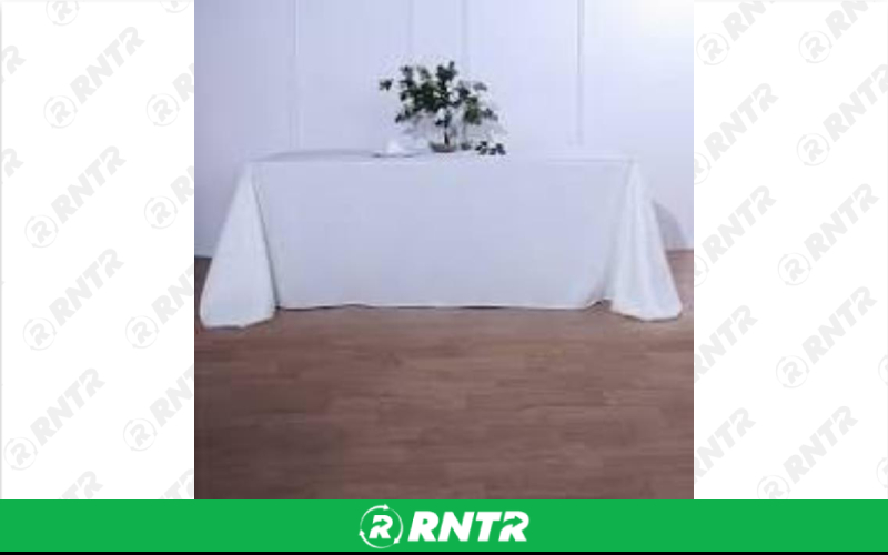 Generic Tablecloth 90 x 156 - Ivory – For rent in fort-madison, iowa – Complete Rental | RNTR.com – Image 1