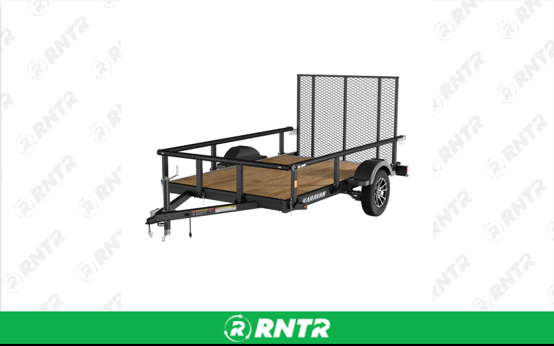 Generic Tandem Trailer - 5x10 T1 – For rent in kenosha, wisconsin – Lee\'s Rent It LLC | RNTR.com – Image 1