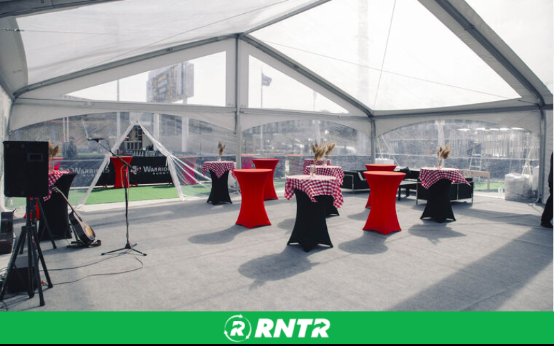 Generic Tentnology 40'x40' Clearspan Tent - Utah Warriors – For rent in salt-lake-city, utah – All CIty Event Rentals | RNTR.com – Image 1