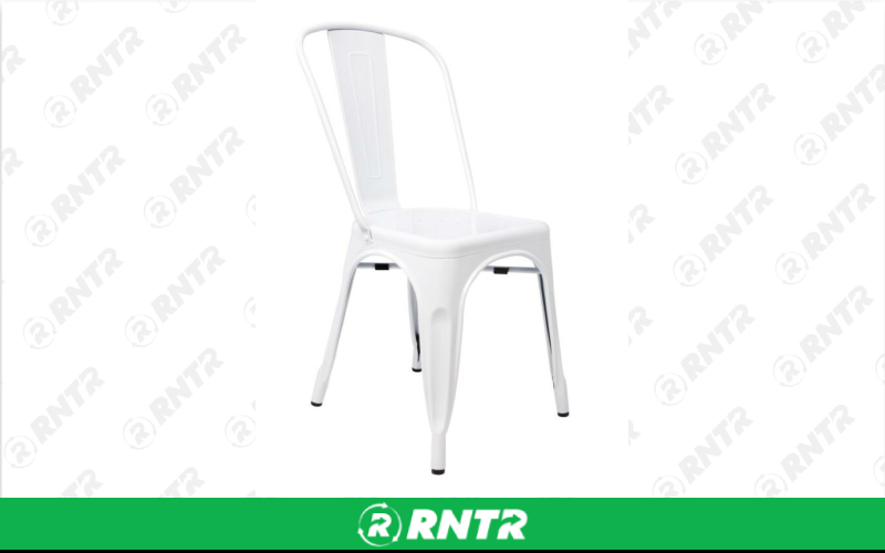 Generic Tolix Chair - White – For rent in south-hackensack, new-jersey – Rentastic Party Rental | RNTR.com – Image 1