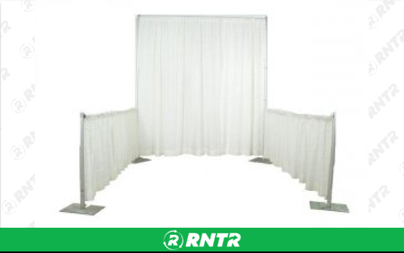 Generic Trade Show Booth (White) – For rent in indianapolis, indiana – Ace Party Rental | RNTR.com – Image 1