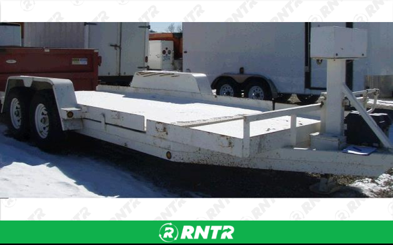 Generic Trailer -  White Tilt 2006 w/winch – For rent in fort-madison, iowa – Complete Rental | RNTR.com – Image 1