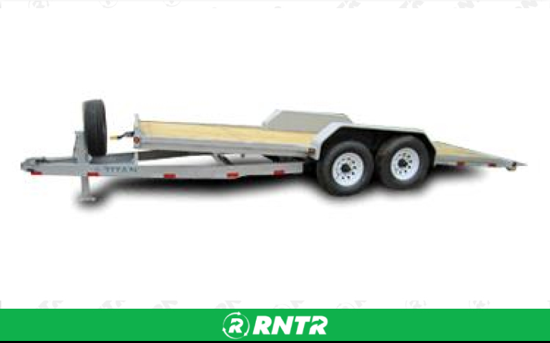 Generic Trailer - White Tilt 2006 w/winch – For rent in Fort Madison, Iowa – Complete Rental | RNTR.com – Image 3 of 3