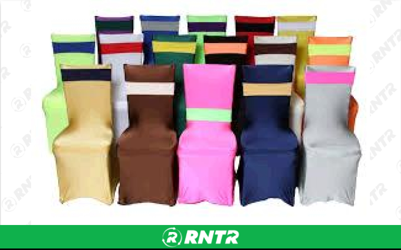 Generic White Chair Cover Bands – For rent in Fort Madison, Iowa – Complete Rental | RNTR.com – Image 3 of 3