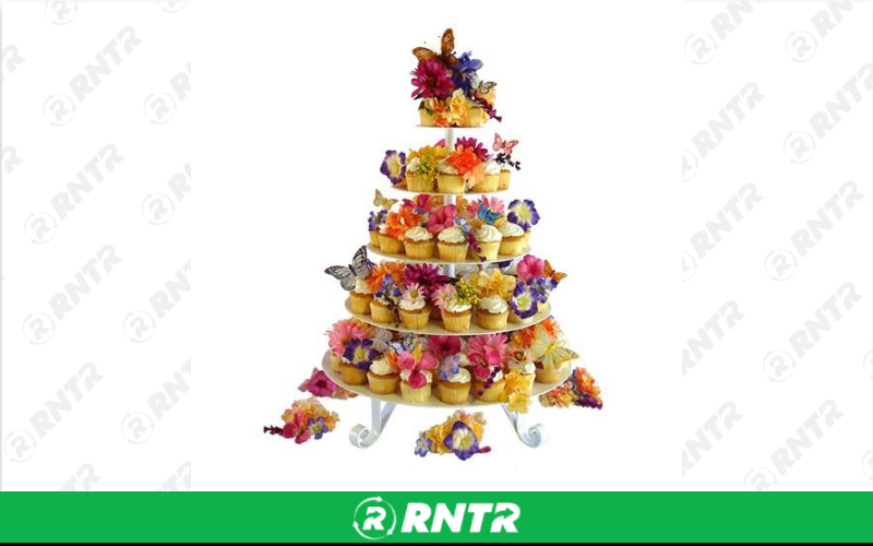 Generic White Cupcake Tree -  Round – For rent in Fort Madison, Iowa – Complete Rental | RNTR.com – Image 3 of 3