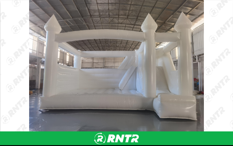 Generic *White Deluxe Bounce House – For rent in indianapolis, indiana – Ace Party Rental | RNTR.com – Image 1