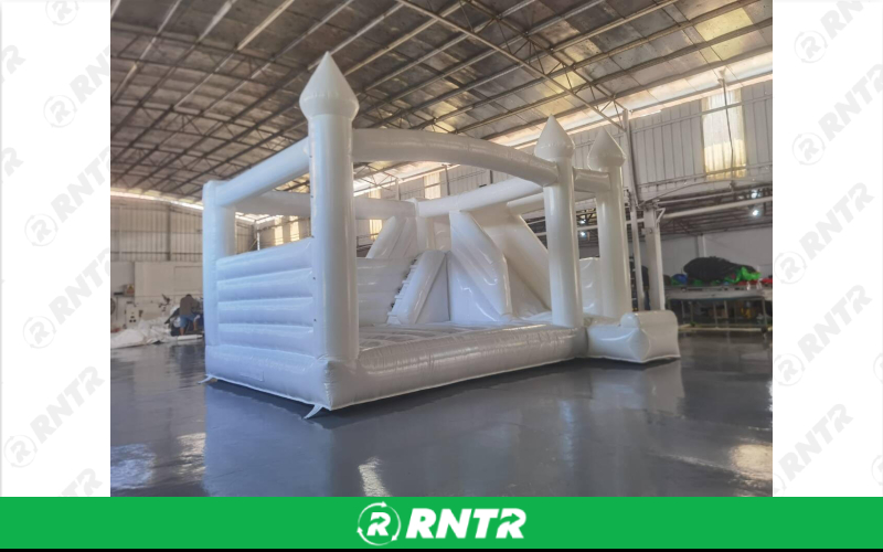 Generic *White Deluxe Bounce House – For rent in Indianapolis, Indiana – Ace Party Rental | RNTR.com – Image 3 of 3