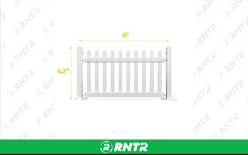 Generic White Picket Fence Rental – For rent in South Hackensack, New Jersey – Rentastic Party Rental | RNTR.com – Image 2 of 3