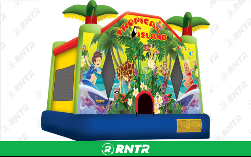 Generic 13x13 Tropical Island Bounce House – For rent in york, pennsylvania – A and R Rental | RNTR.com – Image 1