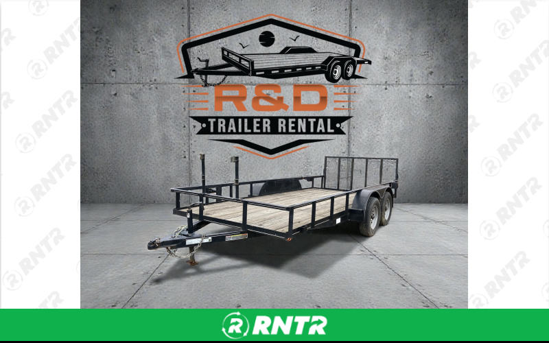 Bari 16ft Utility Dovetail Trailer – For rent in brandon, mississippi – Trailer Rental | RNTR.com – Image 1