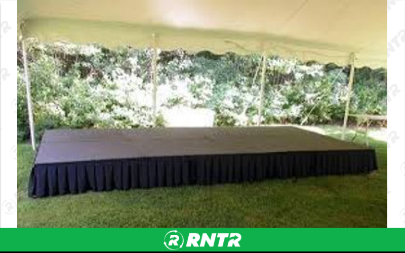 Generic 16x16 Stage Riser – For rent in spokane, washington – Entertainment Warehouse | RNTR.com – Image 1