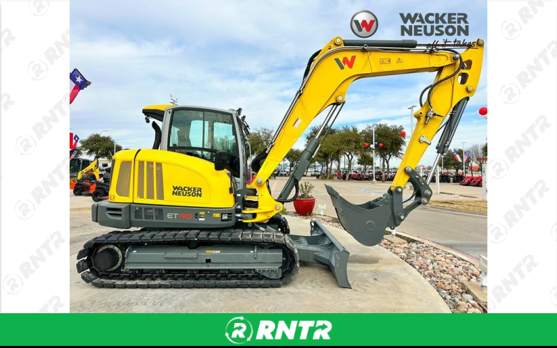 Wacker Neuson 19500lb Excavator ET90 Cab – For rent in fort-worth, texas – FW EQUIPMENT RENTALS | RNTR.com – Image 1