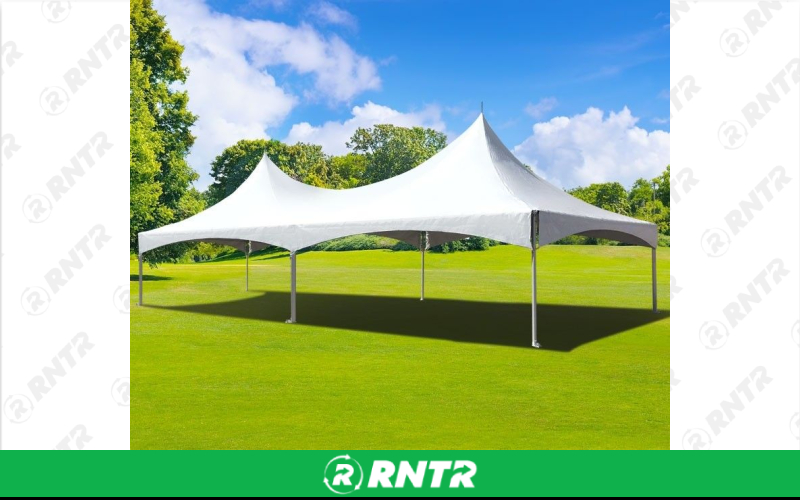 Tentnology 20x40 High Peak Frame Tent – For rent in Spokane, Washington – Entertainment Warehouse | RNTR.com – Image 1 of 2