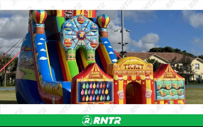 Generic 26' Carnival Fun Slide – For rent in pompano-beach, florida – South Florida Bounce | RNTR.com – Image 1