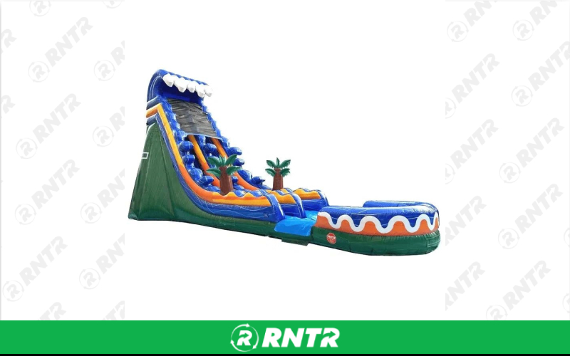  27' Purple Hurricane Slide – For rent in waycross, georgia – CBR EQUIPMENT RENTAL | RNTR.com – Image 1
