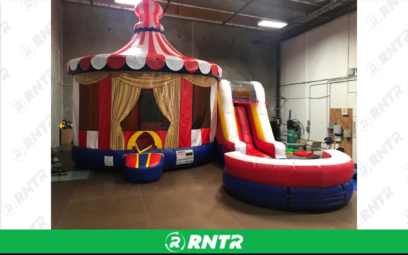 Generic 4 in 1 Carnival Combo Unit Wet – For rent in pompano-beach, florida – South Florida Bounce | RNTR.com – Image 1