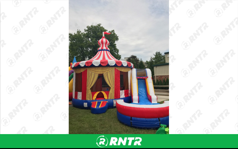 Generic 4 in 1 Carnival Combo Unit Wet – For rent in Pompano Beach, Florida – South Florida Bounce | RNTR.com – Image 2 of 2