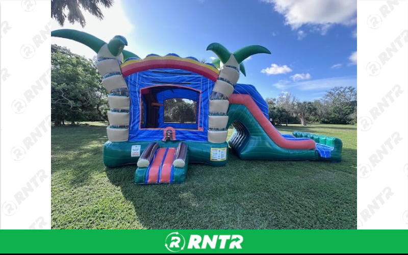 Generic 4 in 1 Deluxe Oasis Combo – For rent in pompano-beach, florida – South Florida Bounce | RNTR.com – Image 1