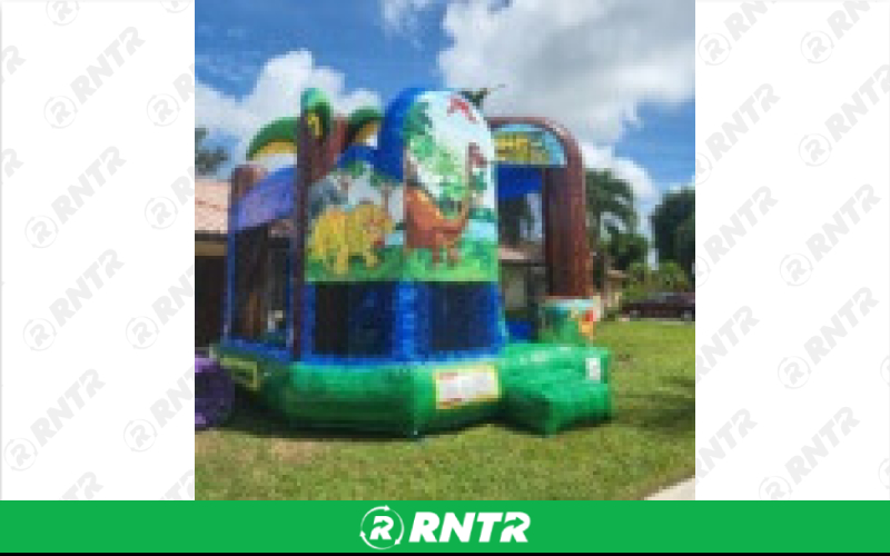 Generic 4 in 1 Dino World Combo – For rent in pompano-beach, florida – South Florida Bounce | RNTR.com – Image 1