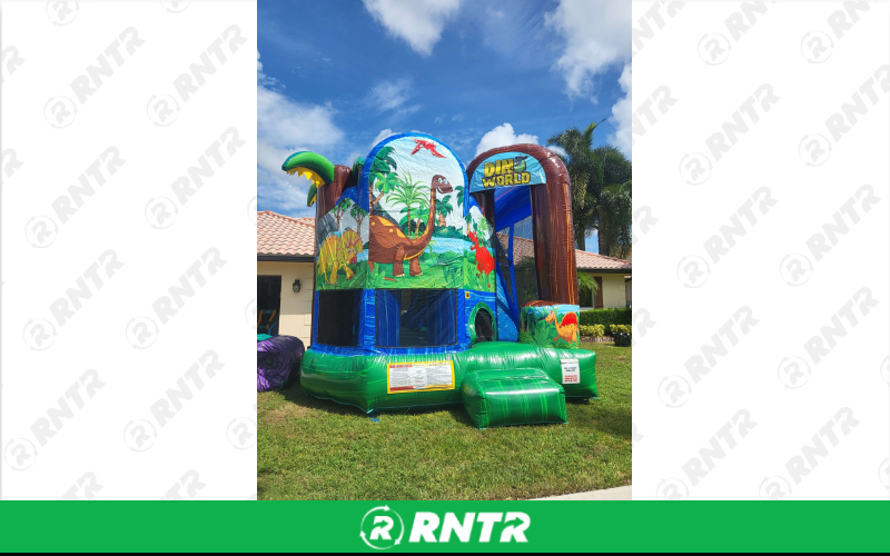 Generic 4 in 1 Dino World Combo – For rent in Pompano Beach, Florida – South Florida Bounce | RNTR.com – Image 3 of 3