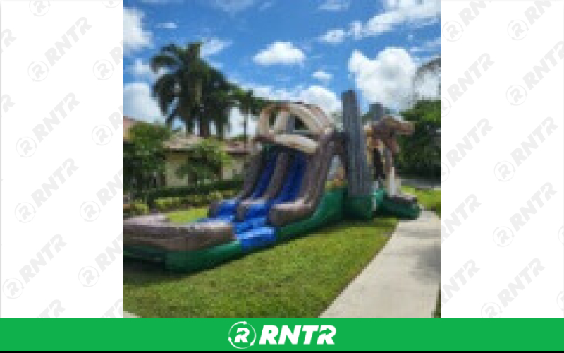 Generic 4 in 1 Jurassic Island Combo – For rent in pompano-beach, florida – South Florida Bounce | RNTR.com – Image 1