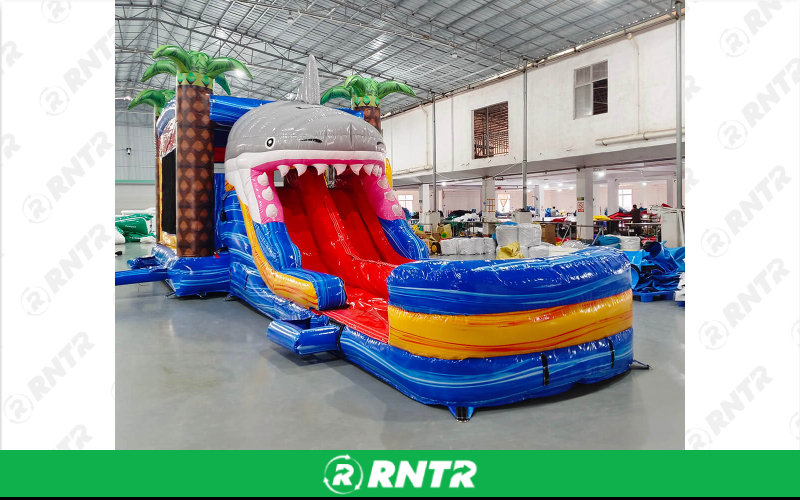 Generic 4 in 1 Shark Island Combo DL – For rent in pompano-beach, florida – South Florida Bounce | RNTR.com – Image 1