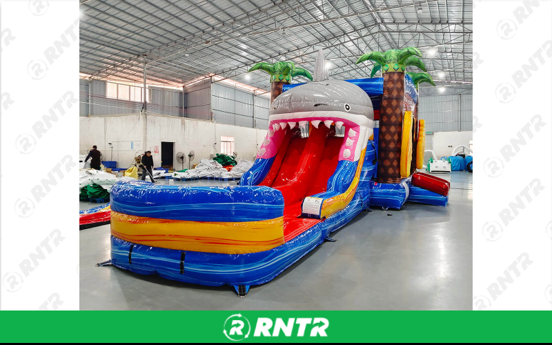 Generic 4 in 1 Shark Island Combo DL – For rent in Pompano Beach, Florida – Palm Beach Party and Bounce | RNTR.com – Image 2 of 3