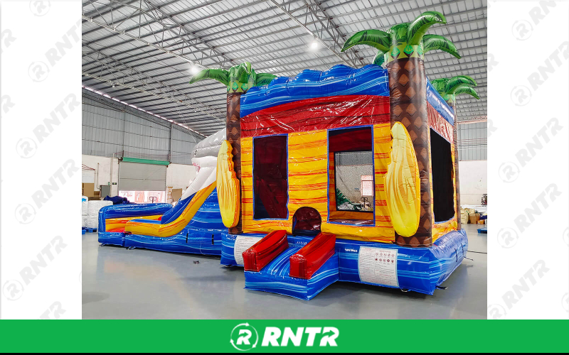 Generic 4 in 1 Shark Island Combo DL – For rent in Pompano Beach, Florida – Palm Beach Party and Bounce | RNTR.com – Image 3 of 3