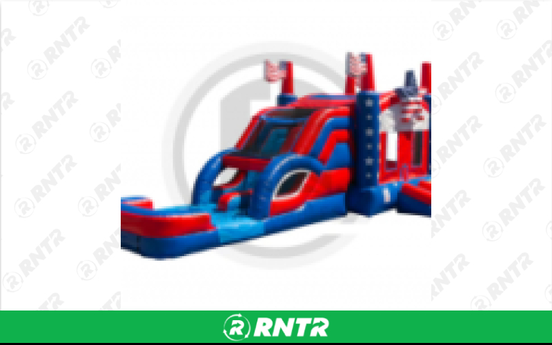 Generic 4 in 1 Stars and Stripes Combo DL – For rent in Pompano Beach, Florida – South Florida Bounce | RNTR.com – Image 2 of 2