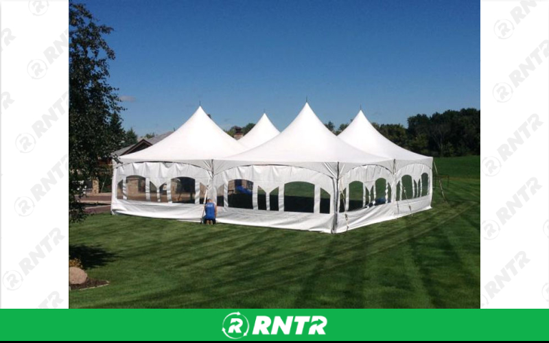 Generic 40x40 High Peak Frame Tent – For rent in Spokane, Washington – Entertainment Warehouse | RNTR.com – Image 1 of 1