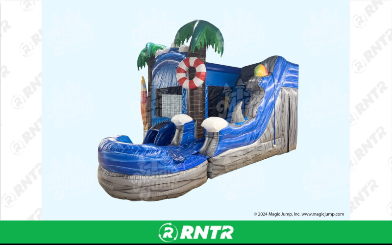 Generic 6 in 1 Malibu Beach Combo – For rent in pompano-beach, florida – South Florida Bounce | RNTR.com – Image 1