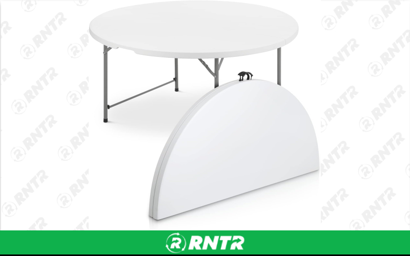 Generic 60 Fold-in-Half Round Table – For rent in york, pennsylvania – A and R Rental | RNTR.com – Image 1